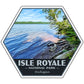 Isle Royale national park sticker