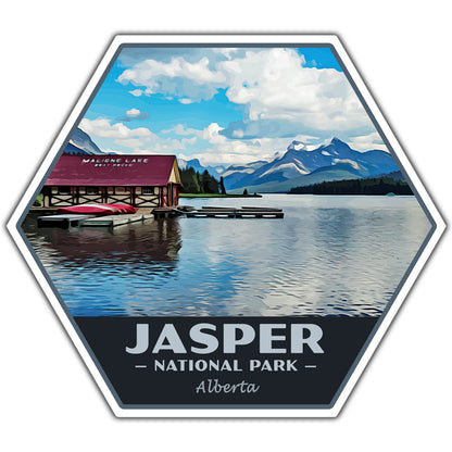 jasper national park sticker