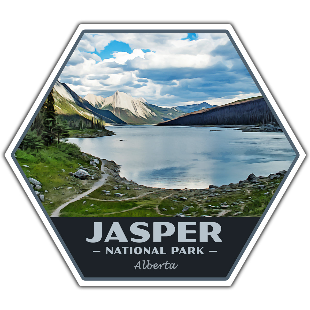 Jasper National Park Sticker