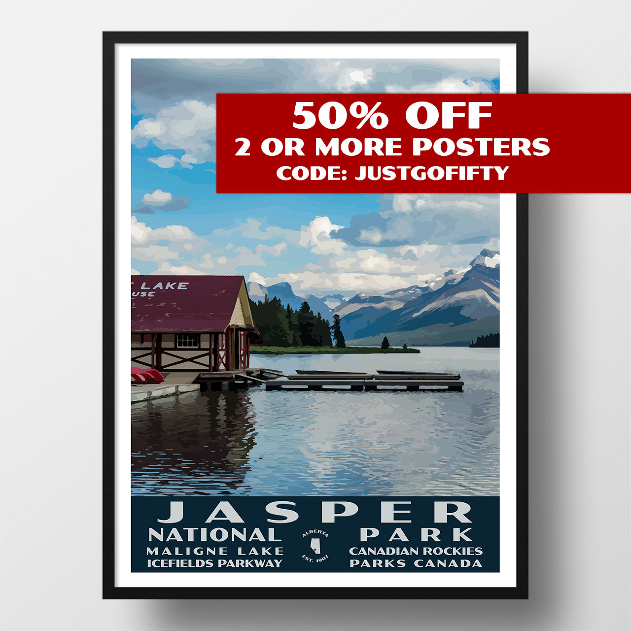 Jasper National Park poster