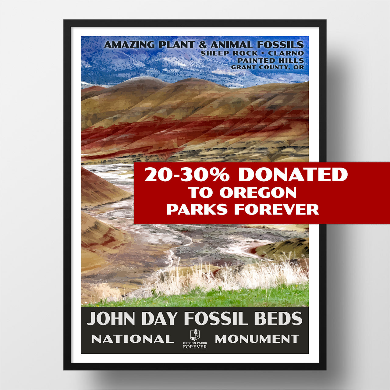 John Day Fossil Beds National Monument poster