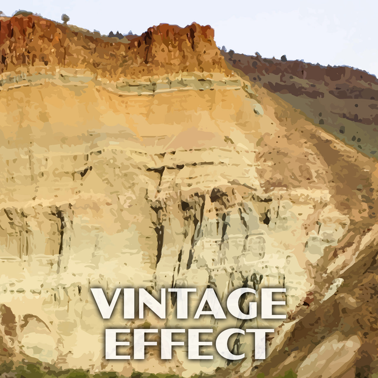 John Day Fossil Beds National Monument Poster-WPA (Cathedral Rock)
