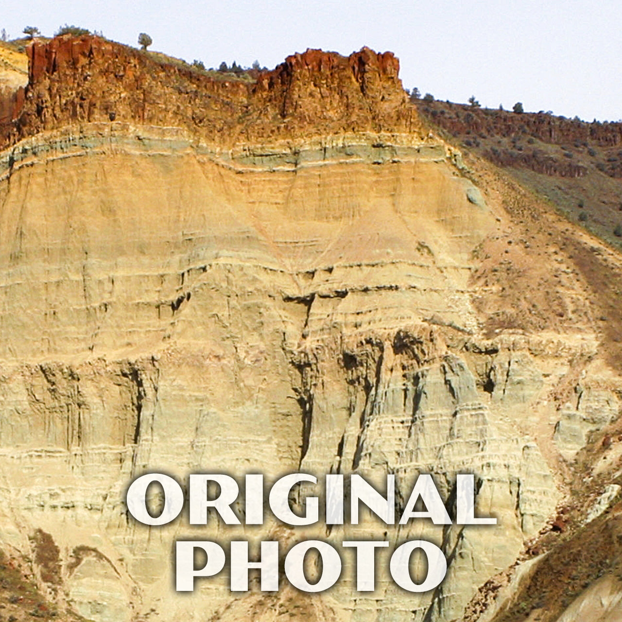 John Day Fossil Beds National Monument Poster-WPA (Cathedral Rock)