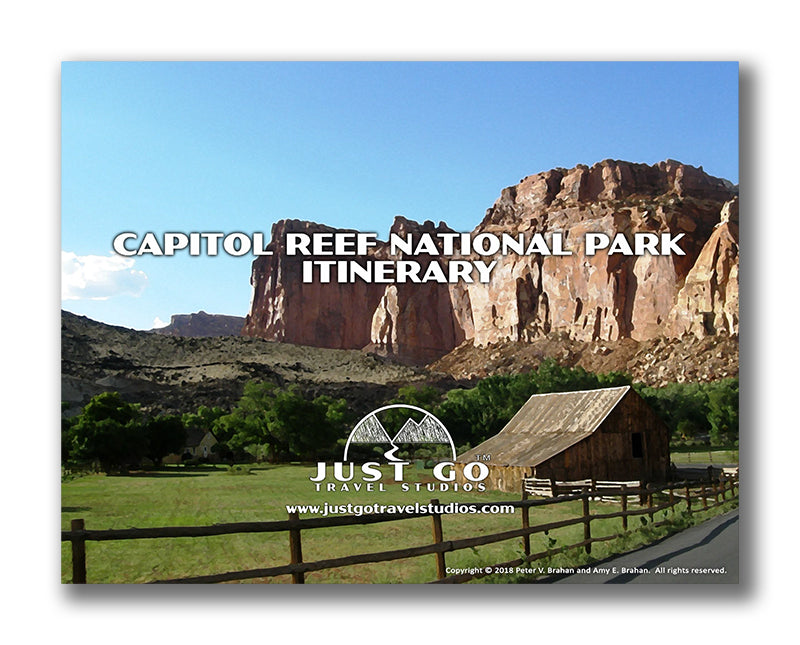 Capitol Reef National Park Itinerary (Digital Download)