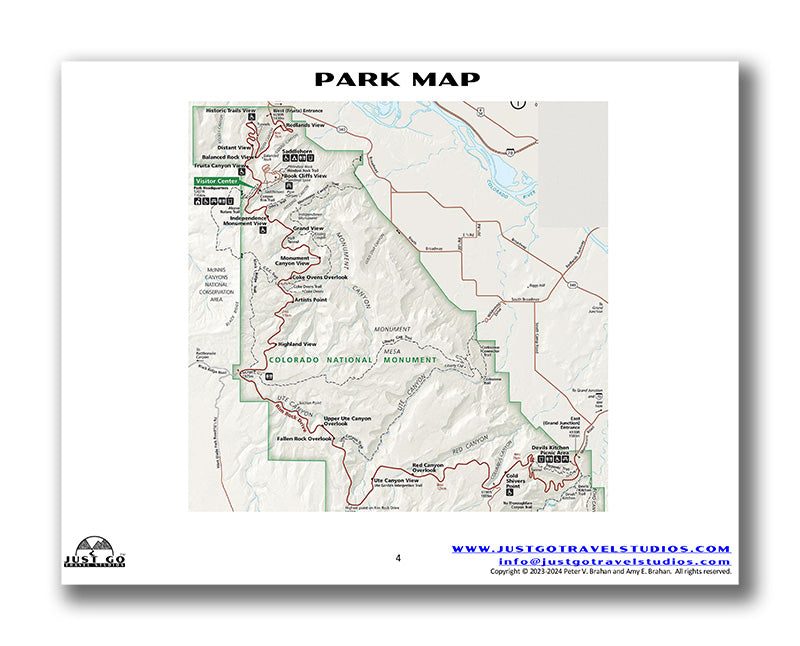 Colorado National Monument Itinerary (Digital Download)