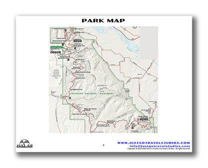 Colorado National Monument Itinerary (Digital Download)
