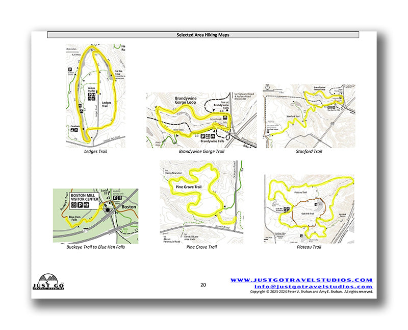 Cuyahoga Valley National Park Itinerary (Digital Download)