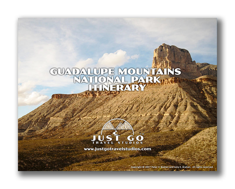 Guadalupe Mountains National Park Itinerary (Digital Download)