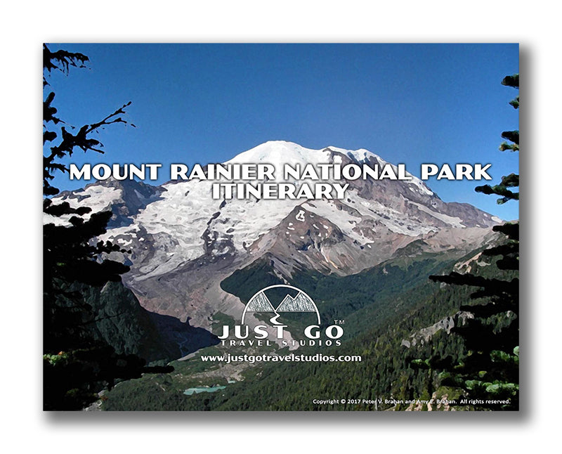 Mount Rainier National Park Itinerary (Digital Download)