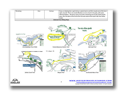 Ridgway State Park Itinerary (Digital Download)