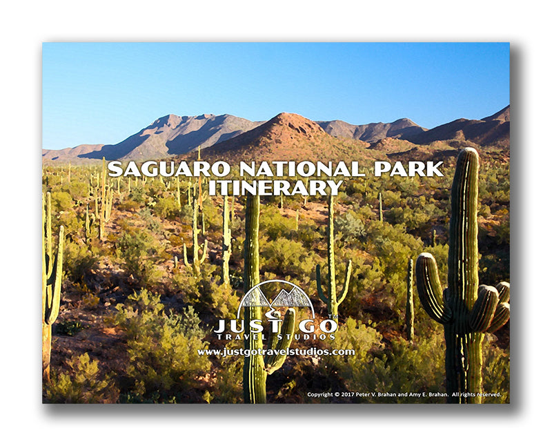 Saguaro National Park Itinerary (Digital Download)