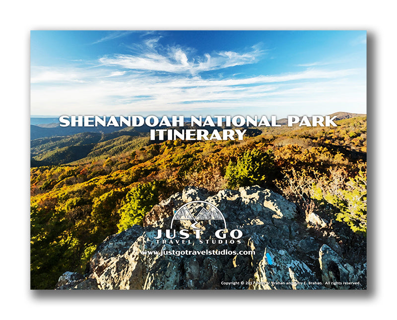 Shenandoah National Park Itinerary (Digital Download)