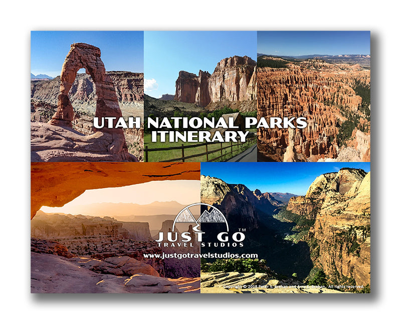 Utah National Parks Itinerary (Digital Download)