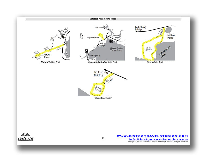 Yellowstone National Park Itinerary (Digital Download)