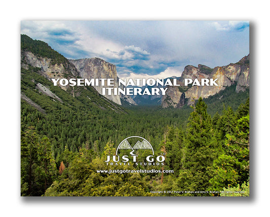 Yosemite National Park Itinerary (Digital Download)