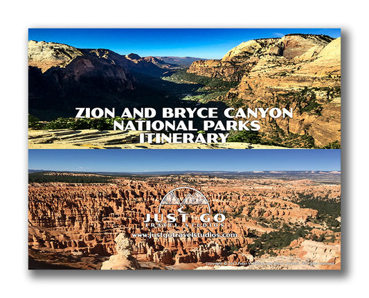 Zion and Bryce Canyon National Park Itinerary (Digital Download)