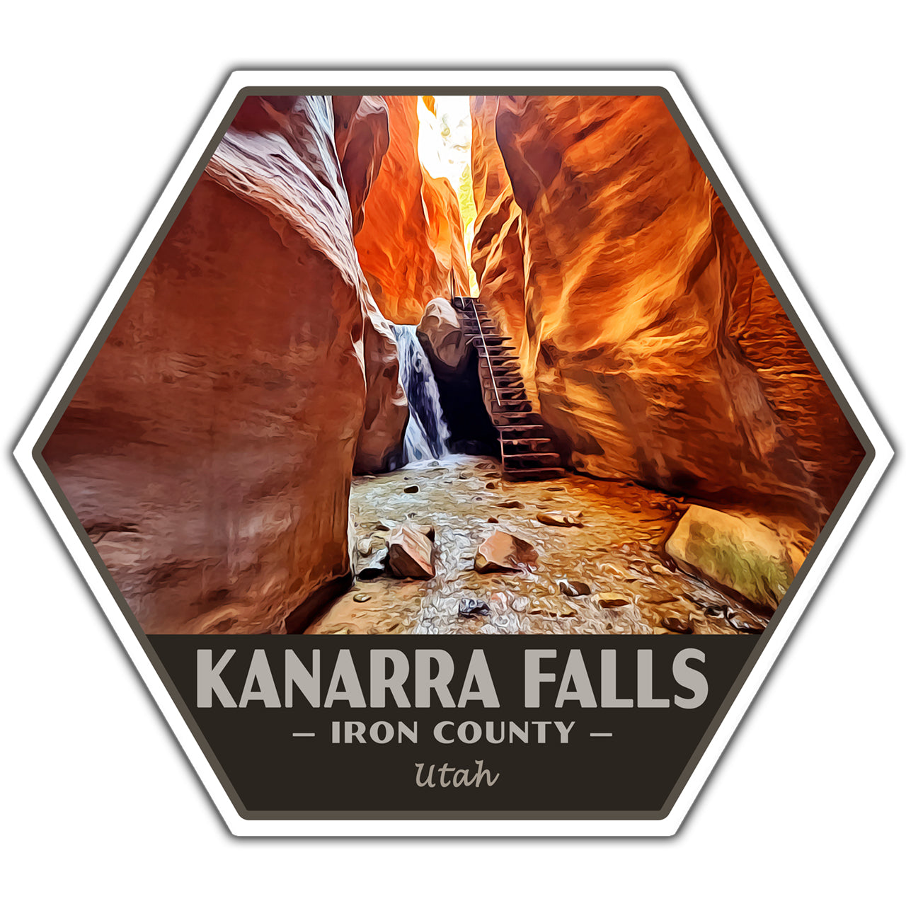 Kanarra Falls sticker