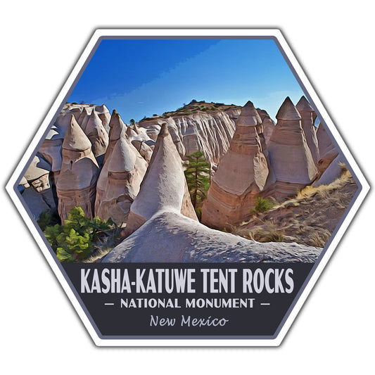 Kasha-Katuwe Tent Rocks national monument sticker