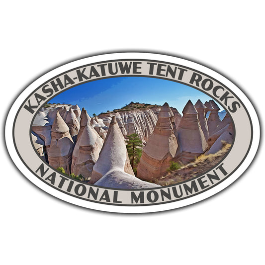 Kasha-Katuwe Tent Rocks national monument sticker
