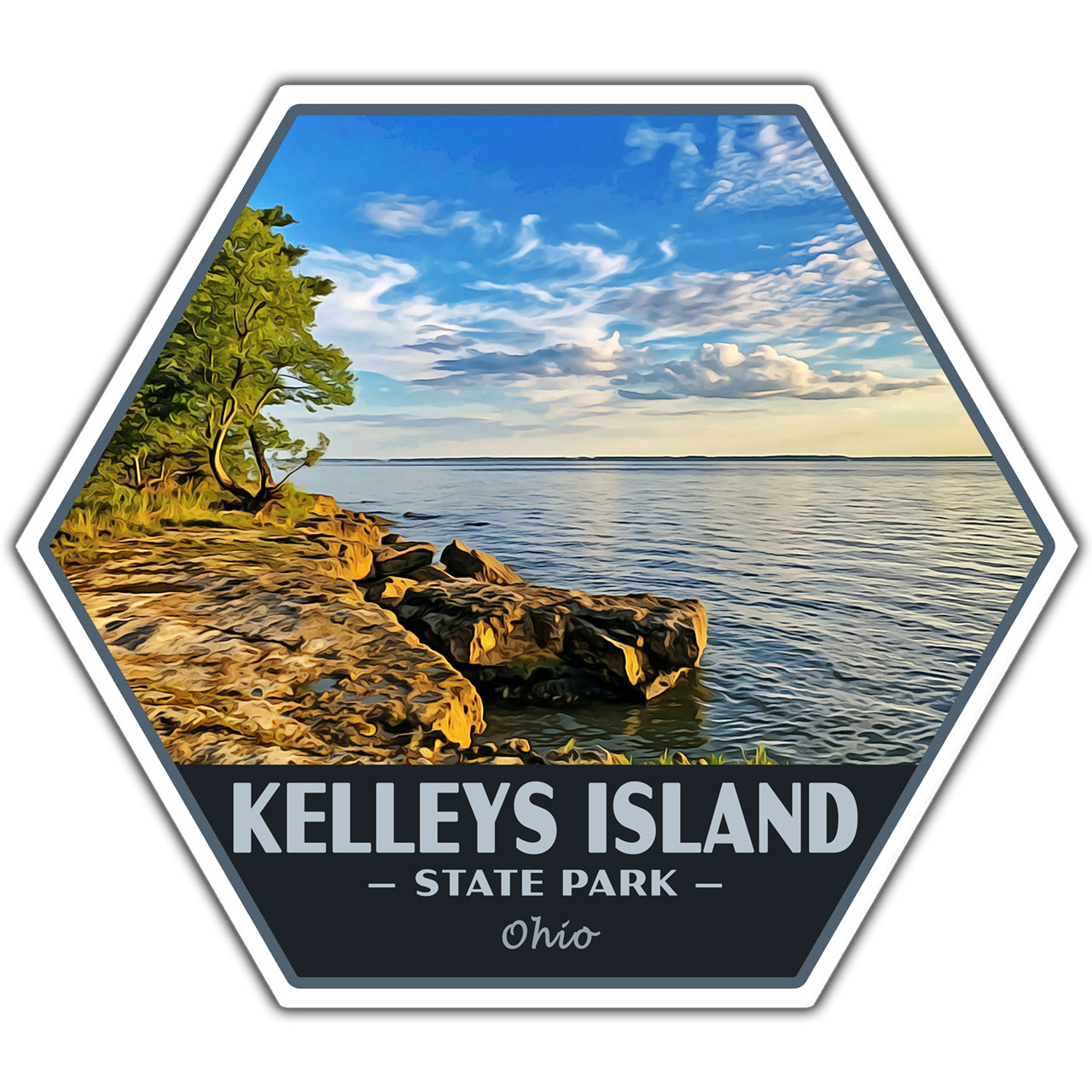 Kelleys Island state park sticker