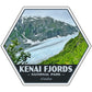 Kenai Fjords national park sticker