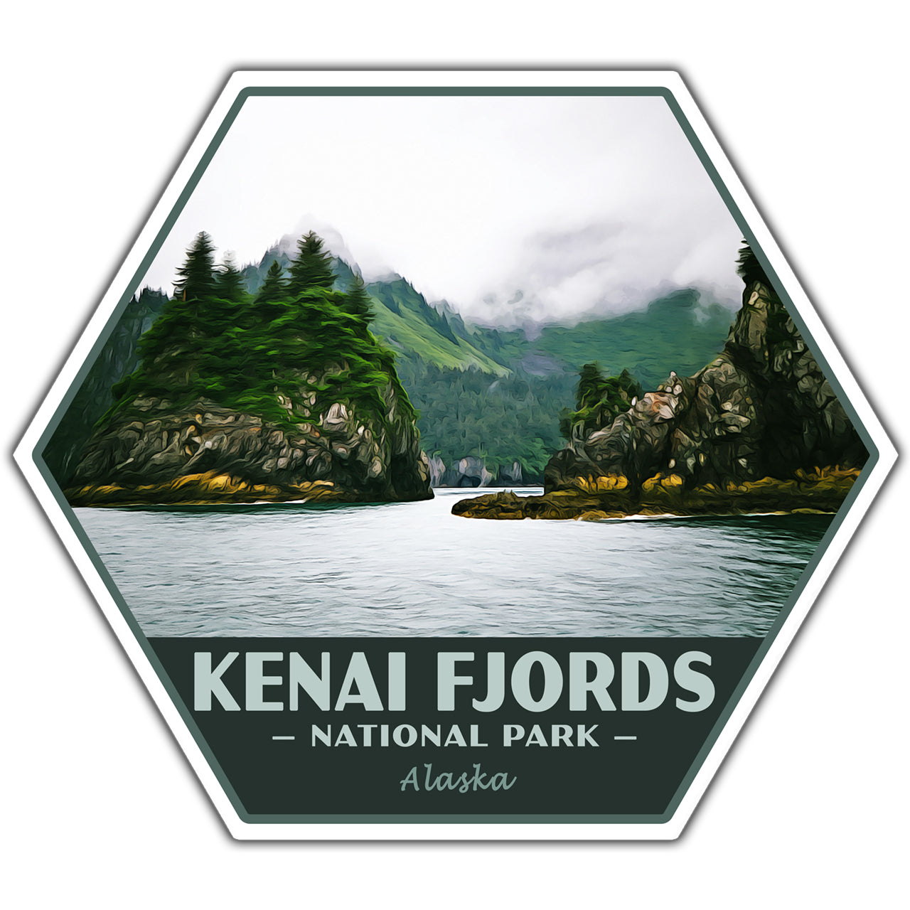 Kenai Fjords National Park sticker