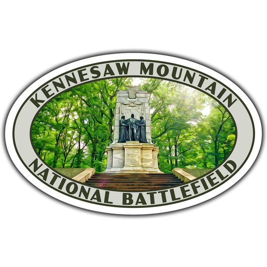 Kennesaw Mountain national battlefield sticker