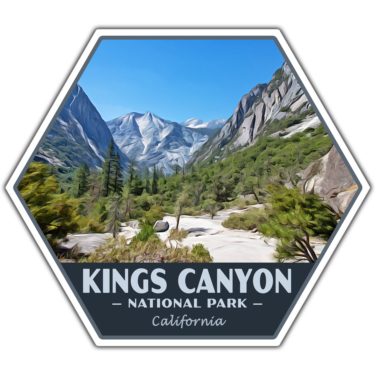 Kings Canyon national park sticker