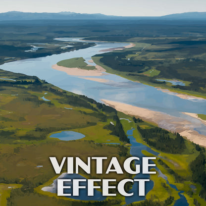 Kobuk Valley National Park Poster-WPA (Aerial View)