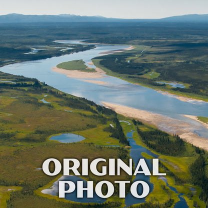 Kobuk Valley National Park Poster-WPA (Aerial View)