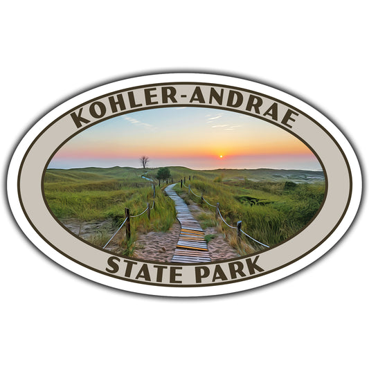 Kohler-Andrae state park sticker