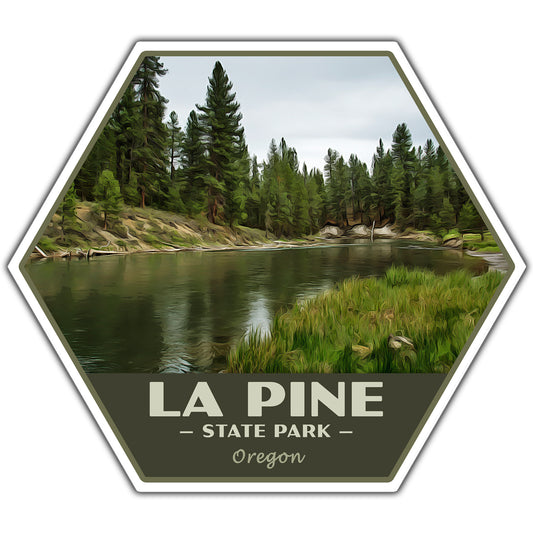 La Pine state park sticker