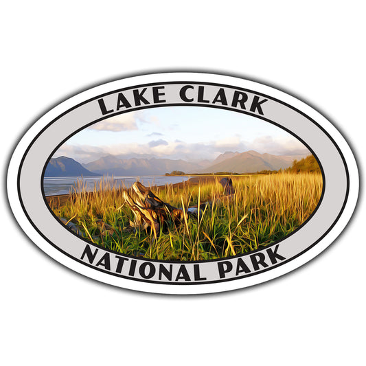 Lake Clark national park sticker