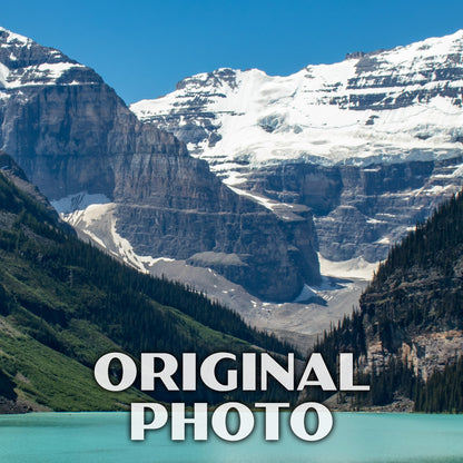 Banff National Park Poster-WPA (Lake Louise)