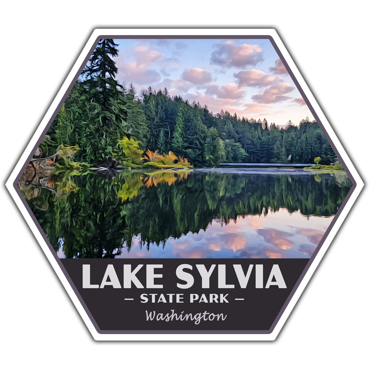 Lake Sylvia state park sticker