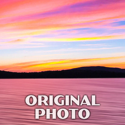 Lake Winnipesaukee Poster-WPA (Sunset) (New Hampshire State)