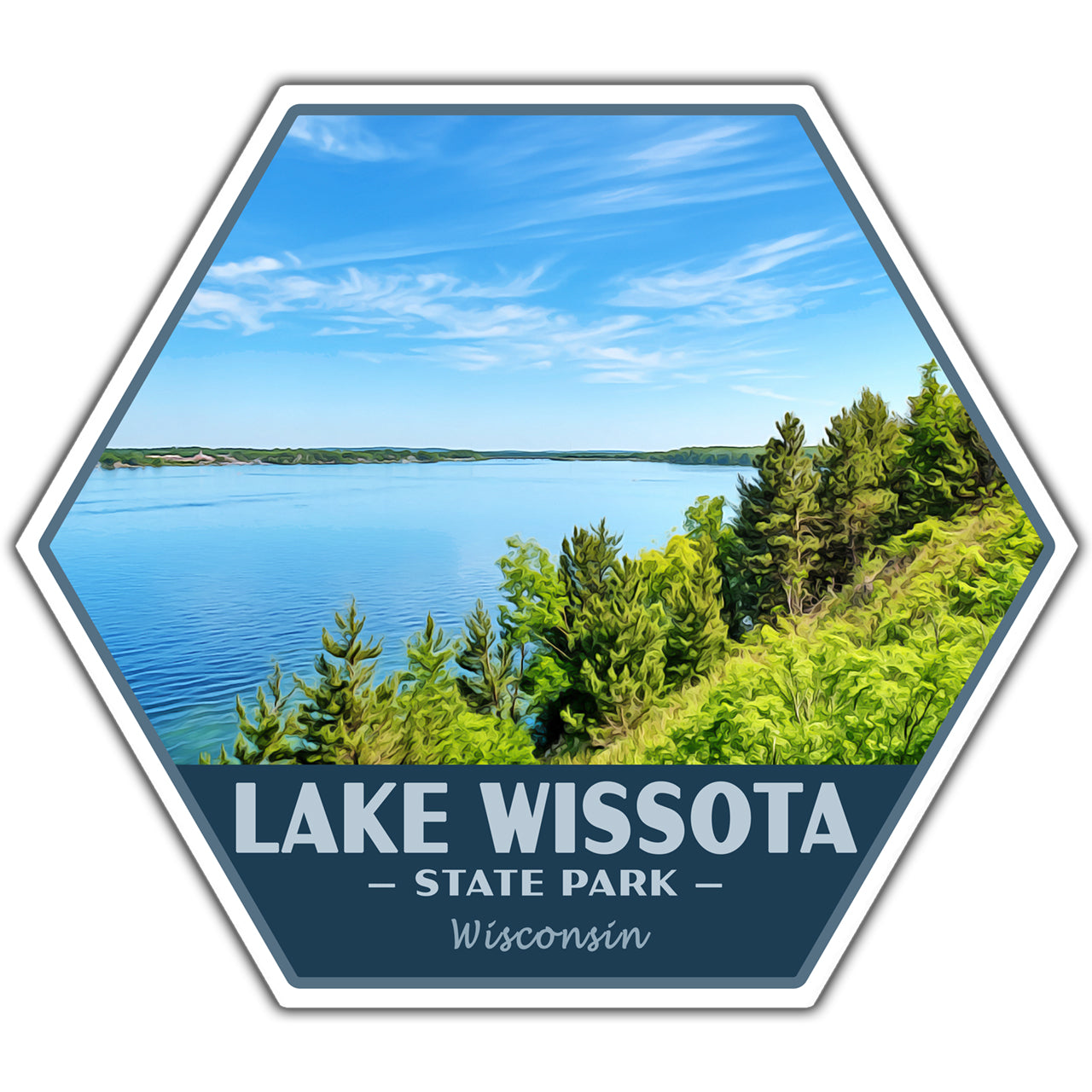 Lake Wissota state park sticker