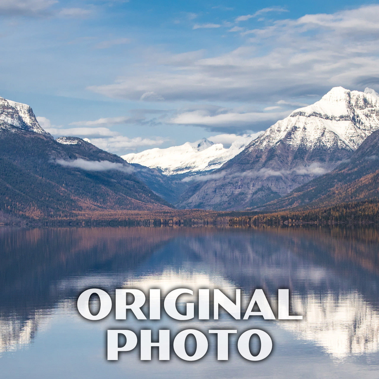 Glacier National Park Poster-WPA (Lake McDonald)