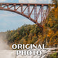 Letchworth State Park Poster - WPA (Inspiration Point Blue Sky)
