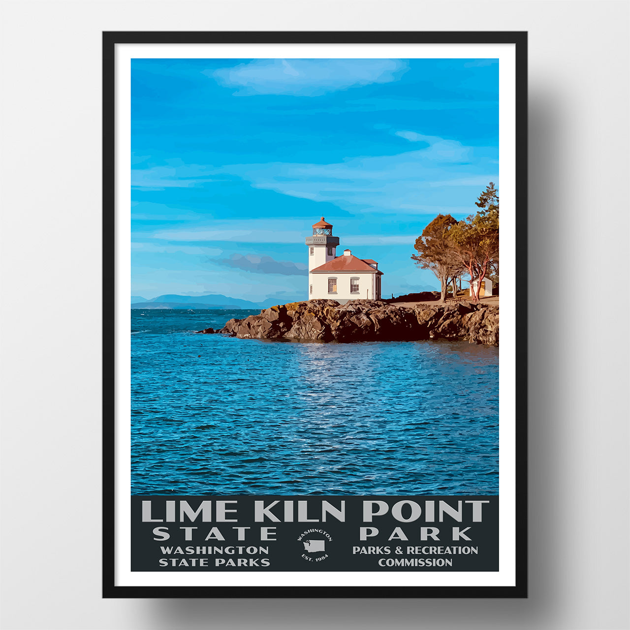 lime kiln point state park poster