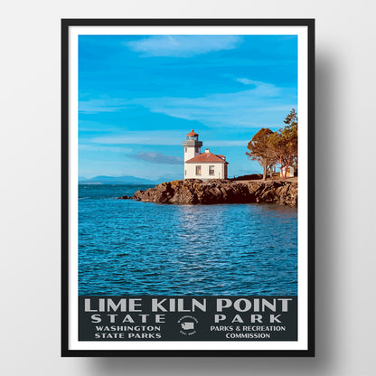 lime kiln point state park poster