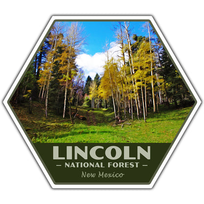 Lincoln national forest sticker