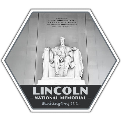 Lincoln National Memorial sticker
