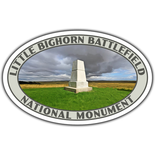 Little Bighorn Battlefield national monument sticker