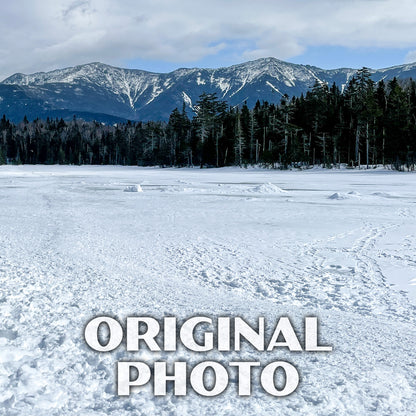 Lonesome Lake Poster-WPA (Winter) (New Hampshire State)