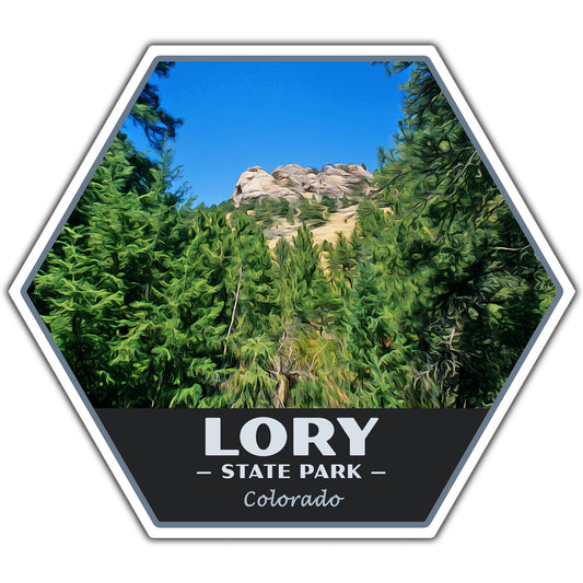 Lory state park sticker