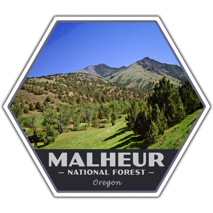 Malheur national forest sticker