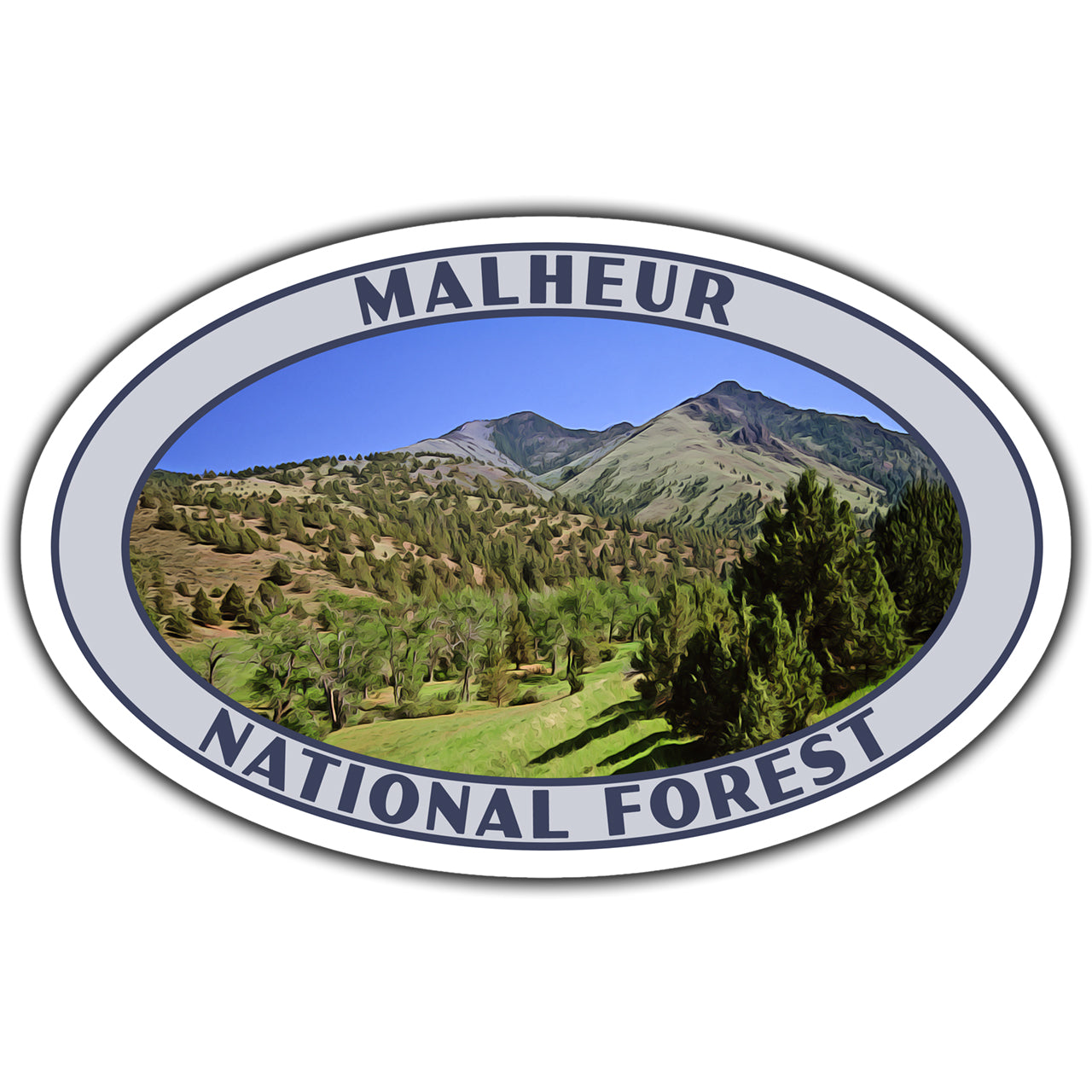 Malheur national forest sticker