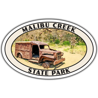 Malibu Creek state park sticker
