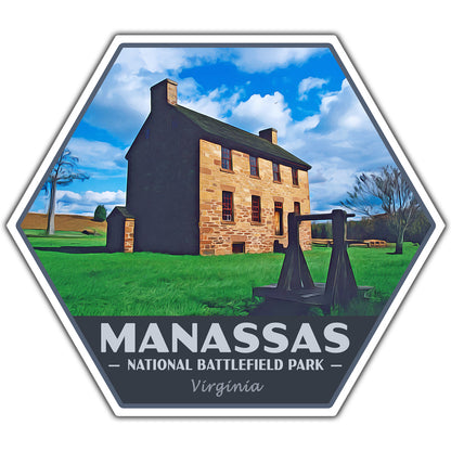 Manassas national battlefield park sticker